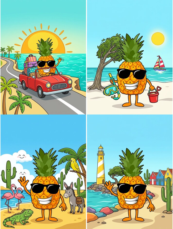 Mr Pineapple printable activity books for kids